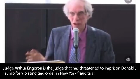 Judge Arthur Engoron | "Juries Get It Wrong Alot, That's My Opinion. Now, I Have a Tool That I Can Deal w/ That. It's Called Judgement Not Withstanding the Verdict. Am I Following the Law or Am I Making the Law? It's Hard to Factor Our