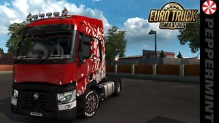 ETS2 Trucking On Peppermint 10 Linux LIVE #6 (Euro Truck Simulator 2) Renault T Series