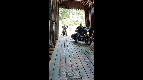 don't cross a covered bridge