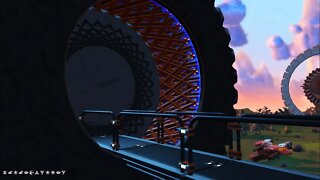 Circular airlock door, metal version (No Man's Sky build)