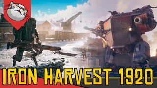 RTS de GUERRA MUNDIAL com ROBÔS e Mapa Aberto - Iron Harvest 1920+[Conhecendo o Jogo Gameplay PT-BR]