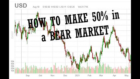 How to make 50% in a bear market. Strategy Update. Passive Income Tutorial.