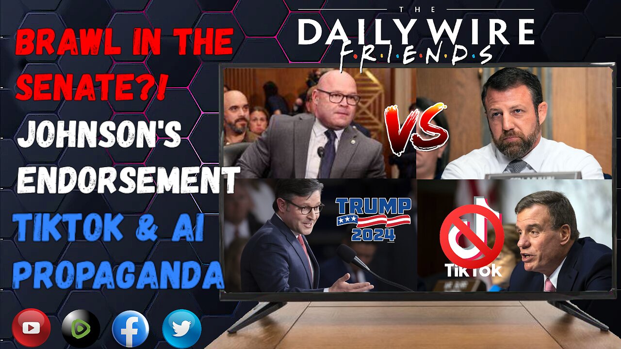 EPS 74: Brawl In The Senate? Mike Johnson's 2024 Endorsement & TikTok/AI CCP Propaganda?