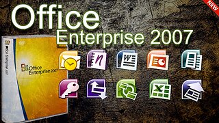 🔵Pacote Office Enterprise 2007 em Português + ( Chave de Ativação ) Windows 7 🔵