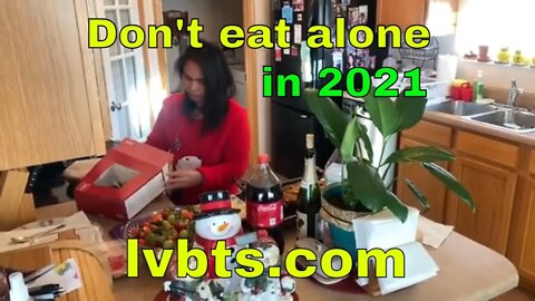 Christmas Dinner and Encouragement to Find Love Beyond The Sea in 2021