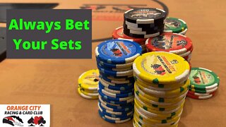 BETTING A SET WITH A FOUR LINER ON BOARD - Kyle Fischl Poker Vlog Ep 81