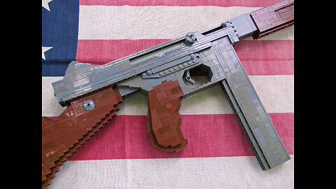 LEGO M1A1 Thompson – WWII Submachine Gun Replica