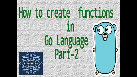 How to create function in golang part-2