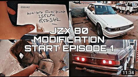 JZX 80 Modification Start Episode 1|| Mercedes Benz W123 Washing ⚡️,