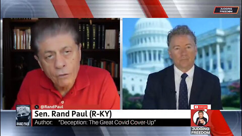 Judge Napolitano w/ Rand Paul - Judging Freedom - Is C-19 Gain of Function a Myth?