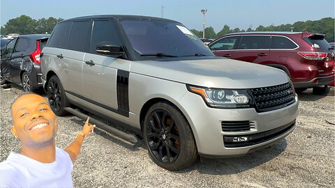 *BUYING THIS ONE* TOOK ME A MINUTE BUT I FOUND ME ONE! RANGE ROVER HSE AT THE INSURANCE AUTO AUCTION