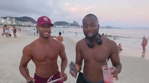 Buying Drinks With Bitcoin at Copacabana Beach In Brazil