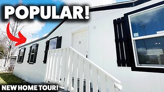 This NEW mobile home is going viral! New Fleetwood CL24443D Manufactured Home Tour!