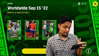 POTW Worldwide Sep 15 '22 PACK OPENING | eFootball 2023 MOBILE