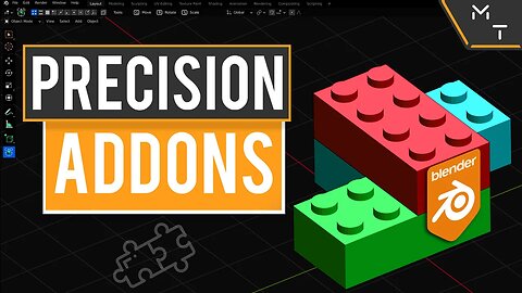 Precision Addons for Blender 2.9+ / 3.0 | Learn Blender Through Precision Modeling | Part - 3