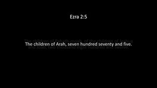 Ezra Chapter 2