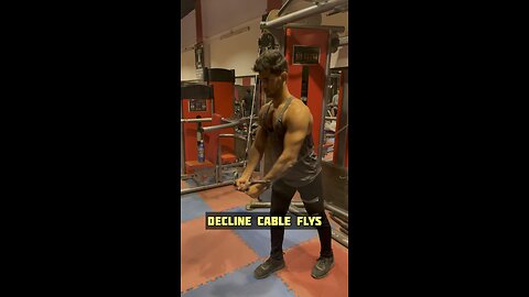 Decline cable flys