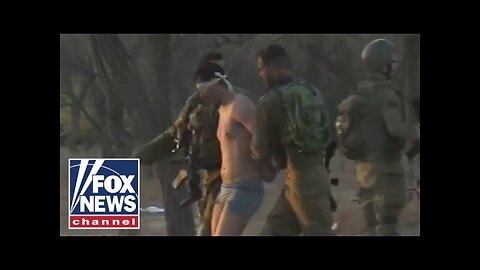 Video shows Israeli forces arresting blindfolded Palestinian man