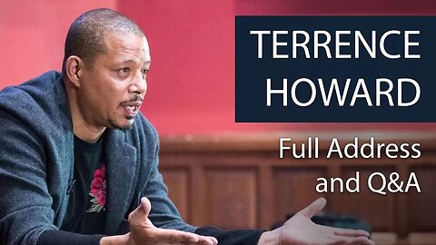 Terrence Howard. Full Address and Q&A. Oxford Union. Question Everything