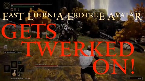 Elden Ring East Liurnia Erdtree Avatar Boss Gets Beaten and Twerked On (Elden Ring Live)