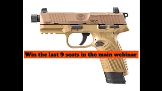 FN 502 TACTICAL .22 LR PISTOL, FLAT DARK EARTH MINI for the last 9 seats in the main webinar