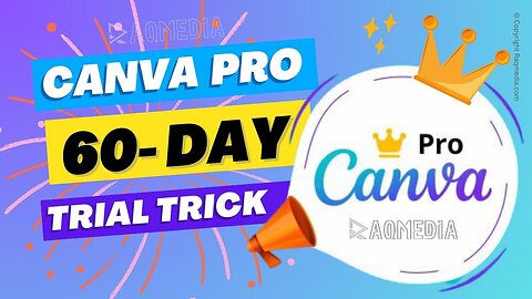 🤩 How to Get Canva Pro Free Trial 60 Days Legally 🔥 Canva PRO for Lifetime