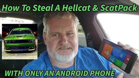 How To Steal A Hellcat With An Android Phone And Dongle Its That Simple. SMH This Needs To Change