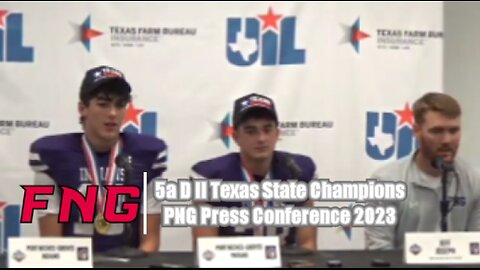 PNG Texas 5a Division II State Championship Press Conference