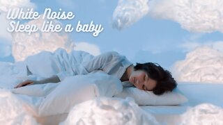 Soft White Noise | Sleep Like a Baby - Ruído Branco, Durma como um Bebê (Black Screen)