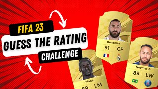 FIFA 23 GUESS THE RATING CHALLENGE