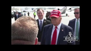 Trump Answers Questions from the Media in Atlanta, GA