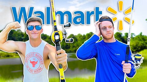 1v1 WORST Lure Fishing TOURNAMENT!!! (Walmart Edition)