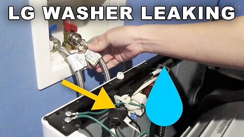 LG Washing Machine Leaking - Found the Source!