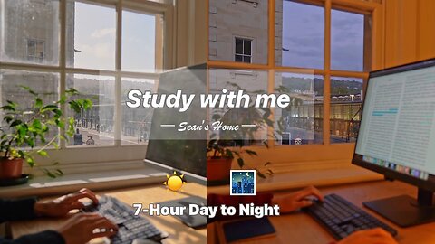 7-Hour Study with Me in a sunny day | Pomodoro, Lofi | Day 9