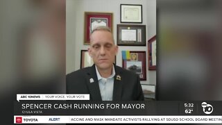 Army veteran Spencer Cash talks about campaign for Chula Vista mayor