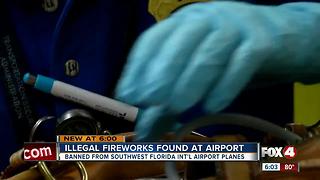 Fireworks don't fly! Pasengers still trying to bring them on board