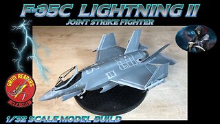 Building the Trumpeter 1/32 Scale F-35C Lightning II Joint Strike Fighter