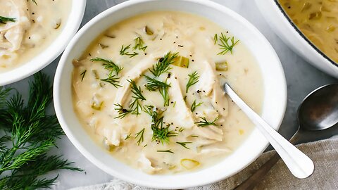 Amazing Avgolemono Soup | My Favorite Soup Ever