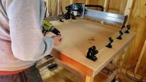CNC Unmount and Remount for Smooth Wasteboard