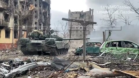 "V" Grouping In Mariupol, Firing At Ukrainian Snipers & Anti-Tank Teams In An Apartment Bloc Pt.1