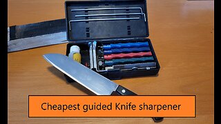 Cheapest guided knife sharpener!! [Lansky sharpening System]