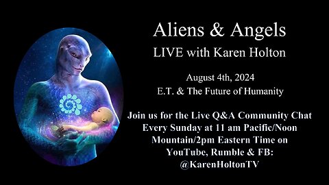 Aliens & Angels Live Podcast, August 4th, 2024 - E.T. THE FUTURE OF HUMANITY