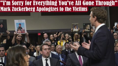 HOLY SHIT Mark Zuckerberg Apologizes to the Victims on his Social Media Platforms