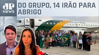 Voo da FAB chegará a São Paulo com 26 repatriados; Amanda Klein e Claudio Dantas analisam