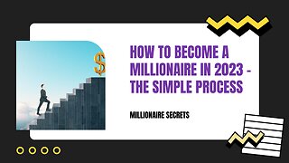 How To Become a Millionaire in 2023