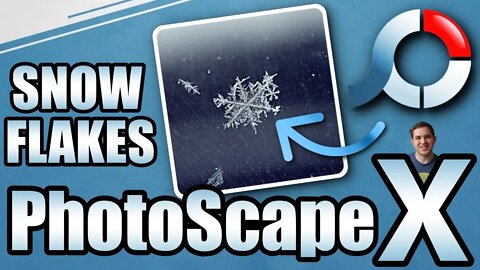 Editing Snowflake Photos In PhotoScape X