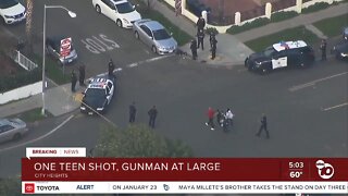 Shooting in City Heights leaves teen injured, San Diego Police investigating