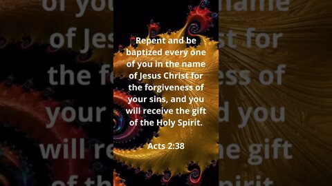 GODS FORGIVENESS IS FREE! | MEMORIZE HIS VERSES TODAY | Acts 2:38