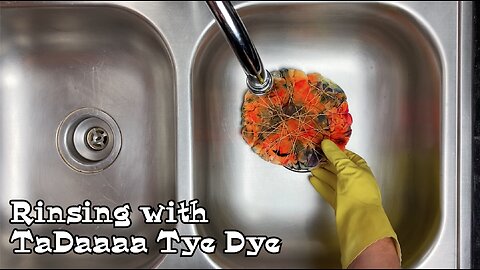 Rinsing Tie Dye with TaDaaaa Tye Dye: Hawaii Harley Davidson Fire and Smoke