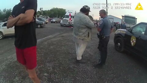 Peoples Convoy Tresspased Body Cam Footage 4 of 4 Hagerstown Speedway